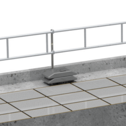 Flat roof guardrail All-in-One Tobler AG
